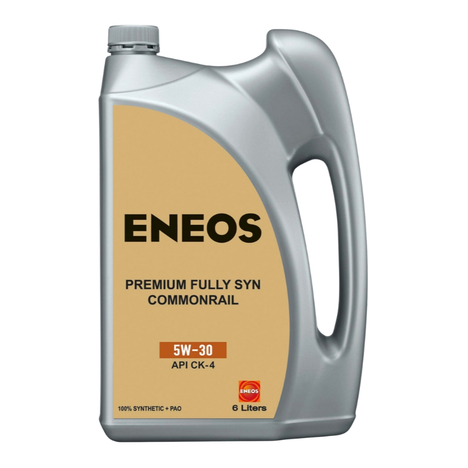 ENEOS COMMONRAIL PAO FULLY SYN 5W-30 เอเนออส คอมมอนเรล ดีเซล 5W30 CJ4 CJ-4 1L 6 ลิตร สังเคราะห์แท้ 1