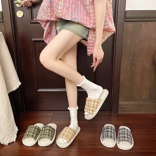 HOME818 รองเท้าแตะ รองเท้าใส่ในบ้าน ใส่ในออฟฟิศ พื้นPVC มีกันลื่น มี3สีให้เลือก NO.T824