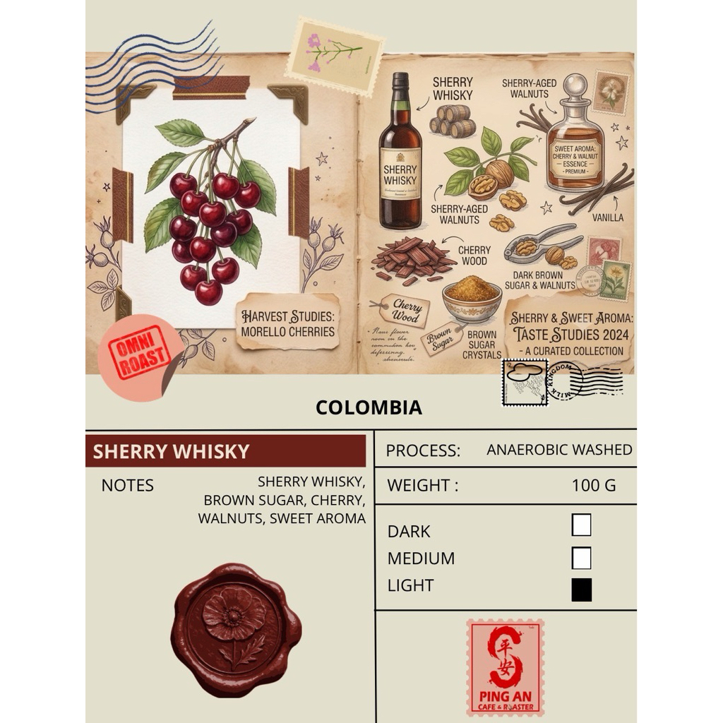 COLUMBIA SHERRY WHISKEY