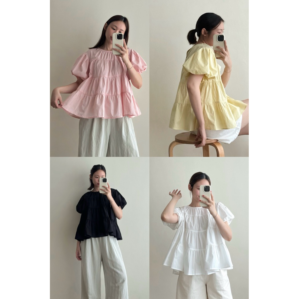 FADTHINGS - Udon ruffle top 🍢 4 colors !