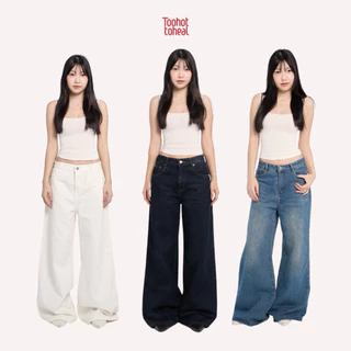 กางเกงยีนส์ รุ่น Flowy / Sugar Mlik - TooHotToHeal