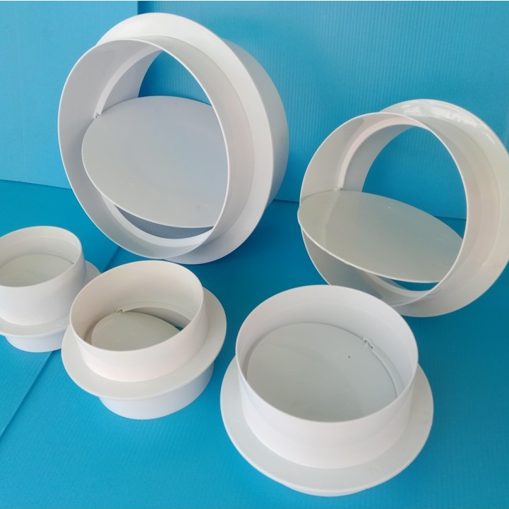 ข้อต่อวาล์วท่อลมต่อตรง ขนาด80mm,100mm,110mm,150mm,200mm จำนวน 1 ชิ้น