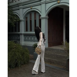🌹💫Ivory Rose Flare Jeans💫 🌹RF กางเกงยีนยืดทรงขาม้าเอวต่ำ