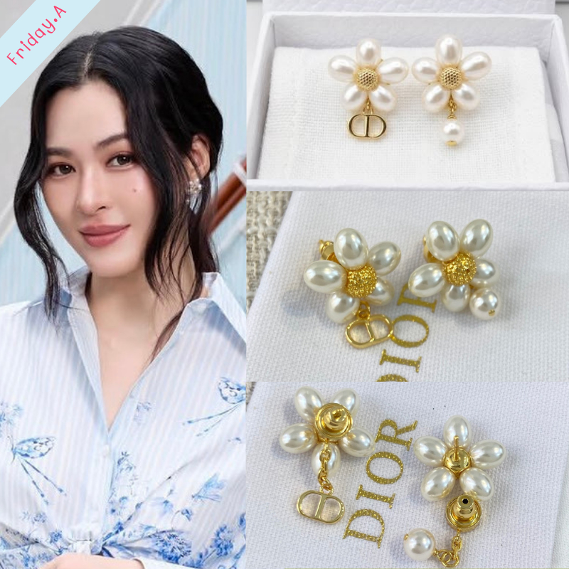 (D231) ต่างหู D [มาใหม่ชนช้อป!] สวยตาแตก ดีเทลน่ารัก สวยตรงปก 100% ไม่ต้องลุ้น♡