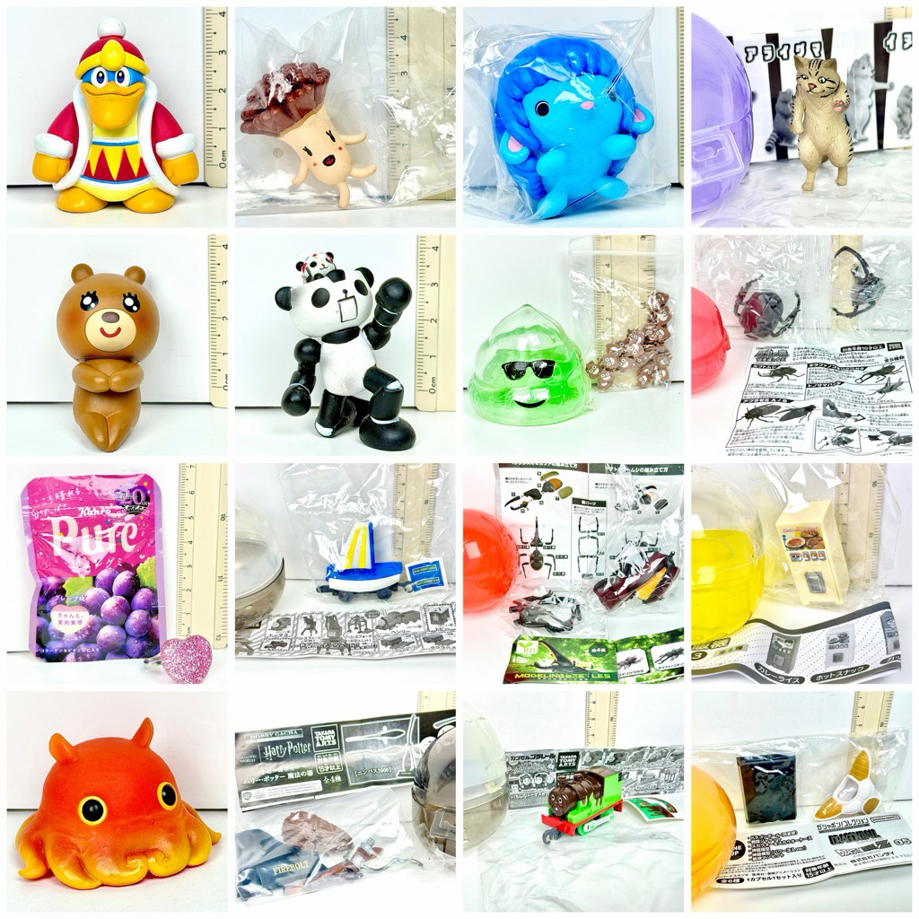 รวมสินค้า ฟิกเกอร์ กาชาปอง โมเดลตู้ญี่ปุ่น มือ1  สินค้าลิขสิทธิ์แท้จากญี่ปุ่น มีตราปั้มทุกชิ้น