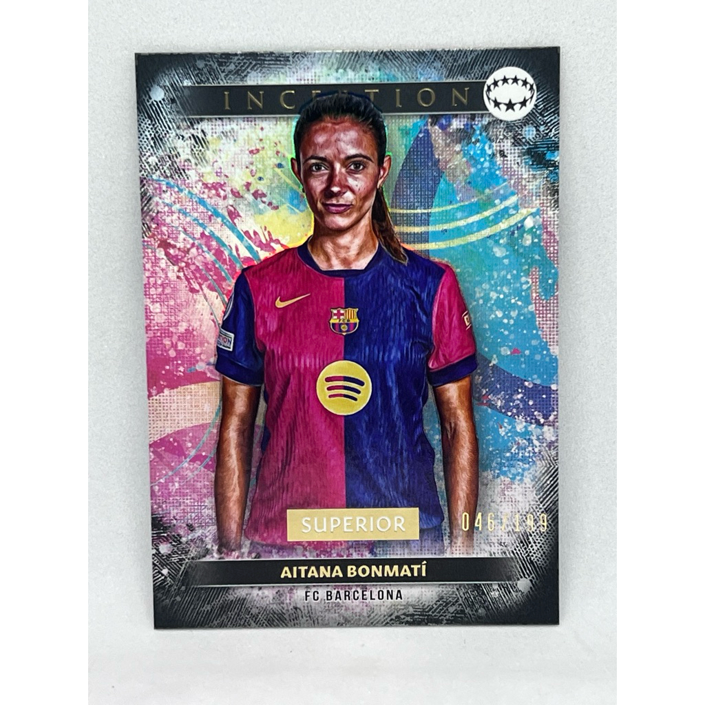 การ์ดฟุตบอล Topps Inception 2024 - 2025 Aitana Bonmati Black /199