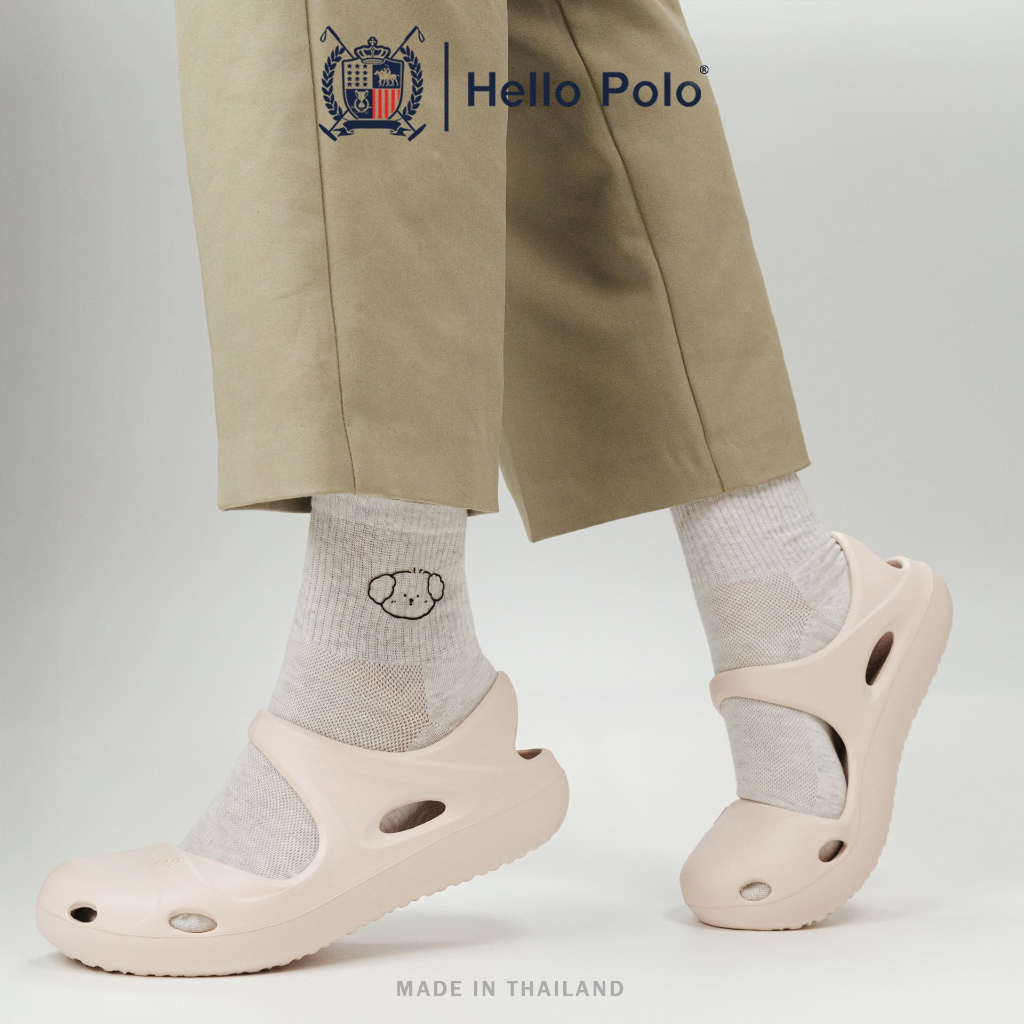Hello Polo รองเท้าแตะ รุ่น HP8070 คู่ใจผู้หญิง ทรงบัลเล่ต์ วัสดุ EVA นุ่มฟิน น้ำหนักเบาสบาย