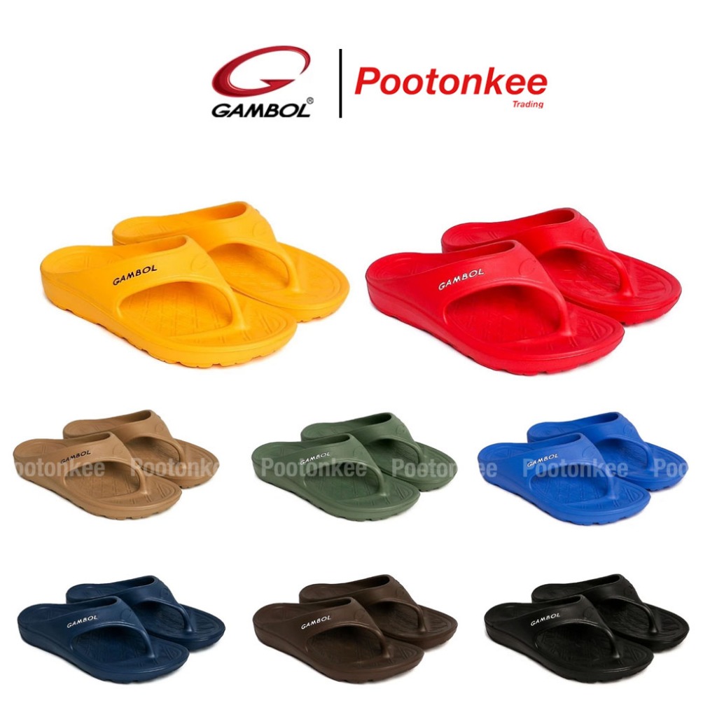 GAMBOL แกมโบล รุ่น 41125 รองเท้าแตะวิ่ง รองเท้าแตะหนีบ ไซส์ 4-9 ของแท้ พร้อมส่ง