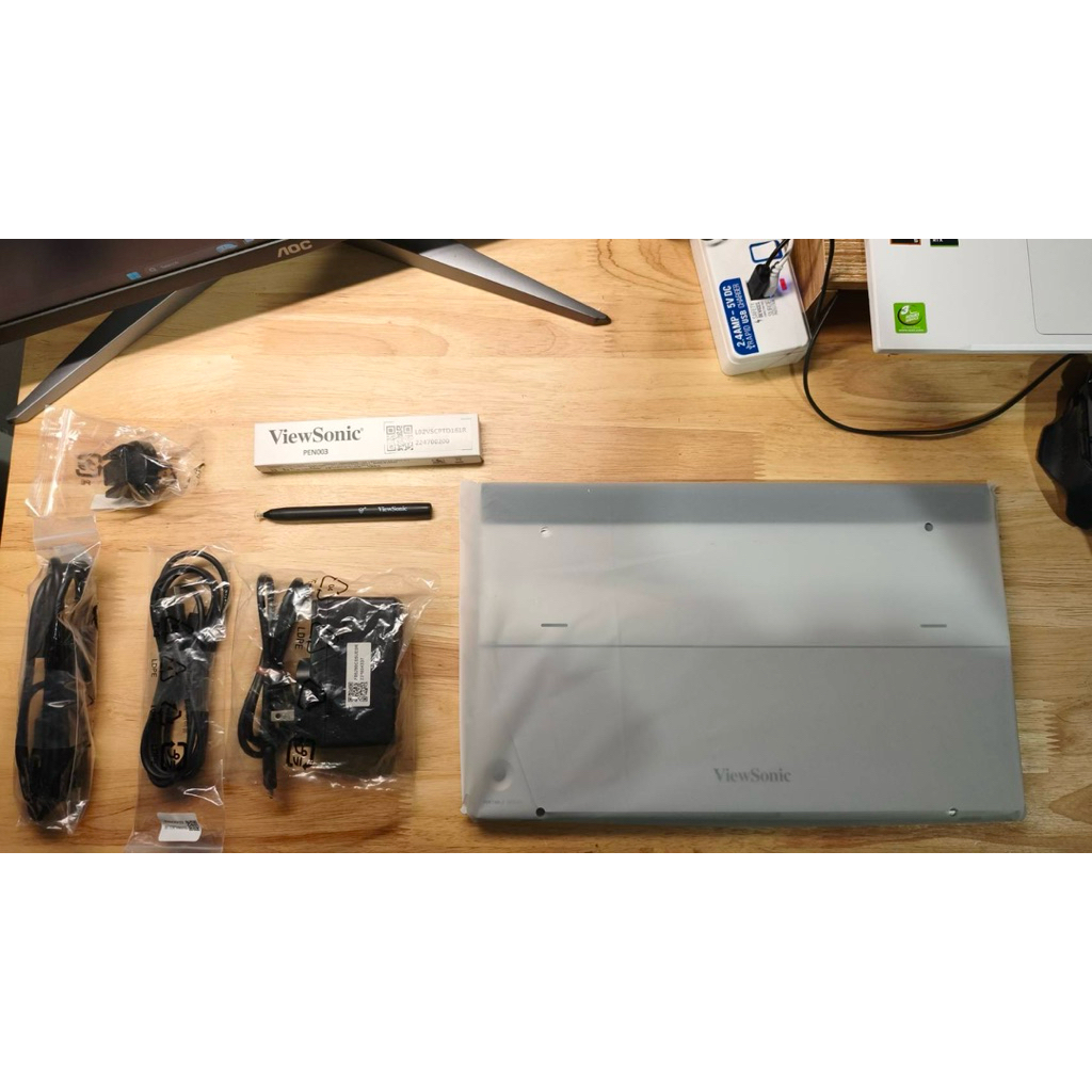 📍*ส่งต่อ* ViewSonic TD1655 Touch Portable Monitor /15.6" / IPS / 60 Hz / 6.5 ms (Portable monitor) (