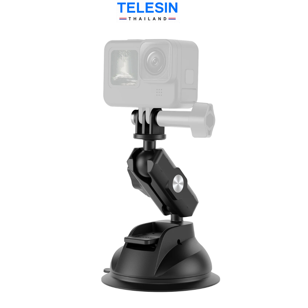 TELESIN Suction Cup Mount (Diameter 8.25cm) สำหรับ GoPro , DJI Action 6 / 5Pro / 4 / 3