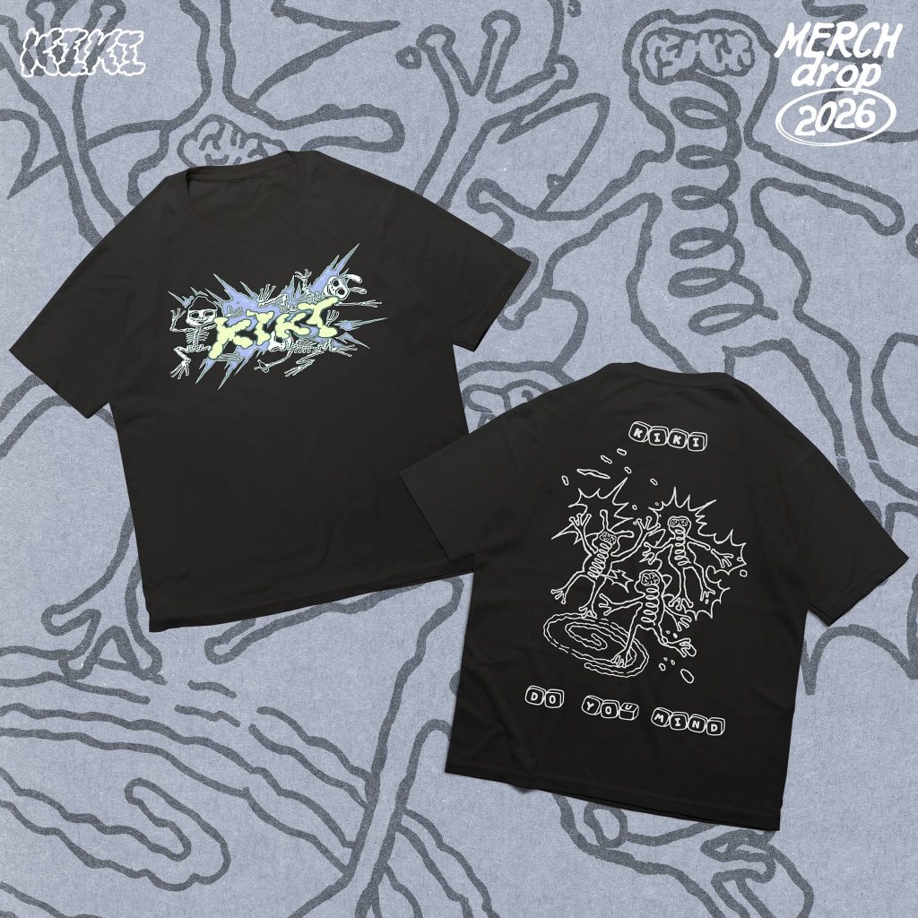 เสื้อวง KIKI (ปี 2026) - เสื้อสีดำ