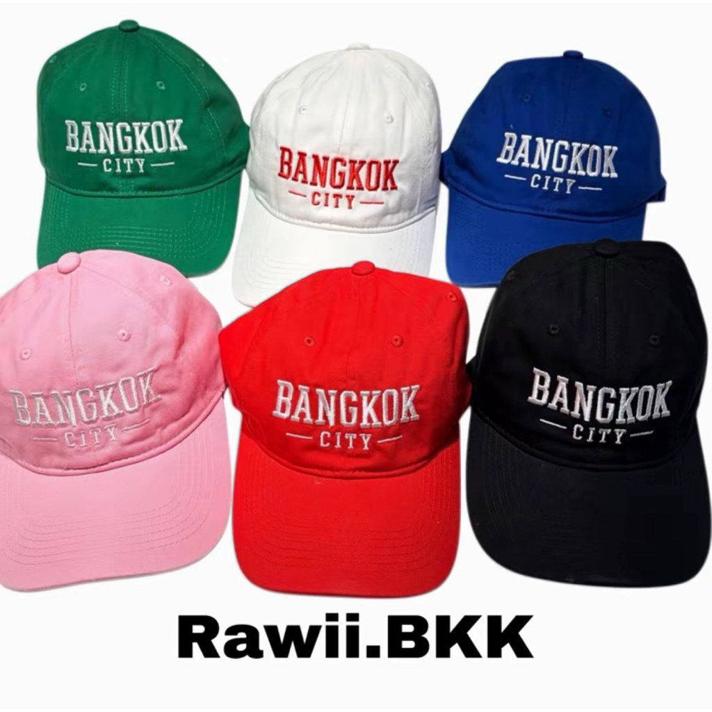 RC01 หมวก rawii.bkk 6สี ปัก BANGKOK CITY