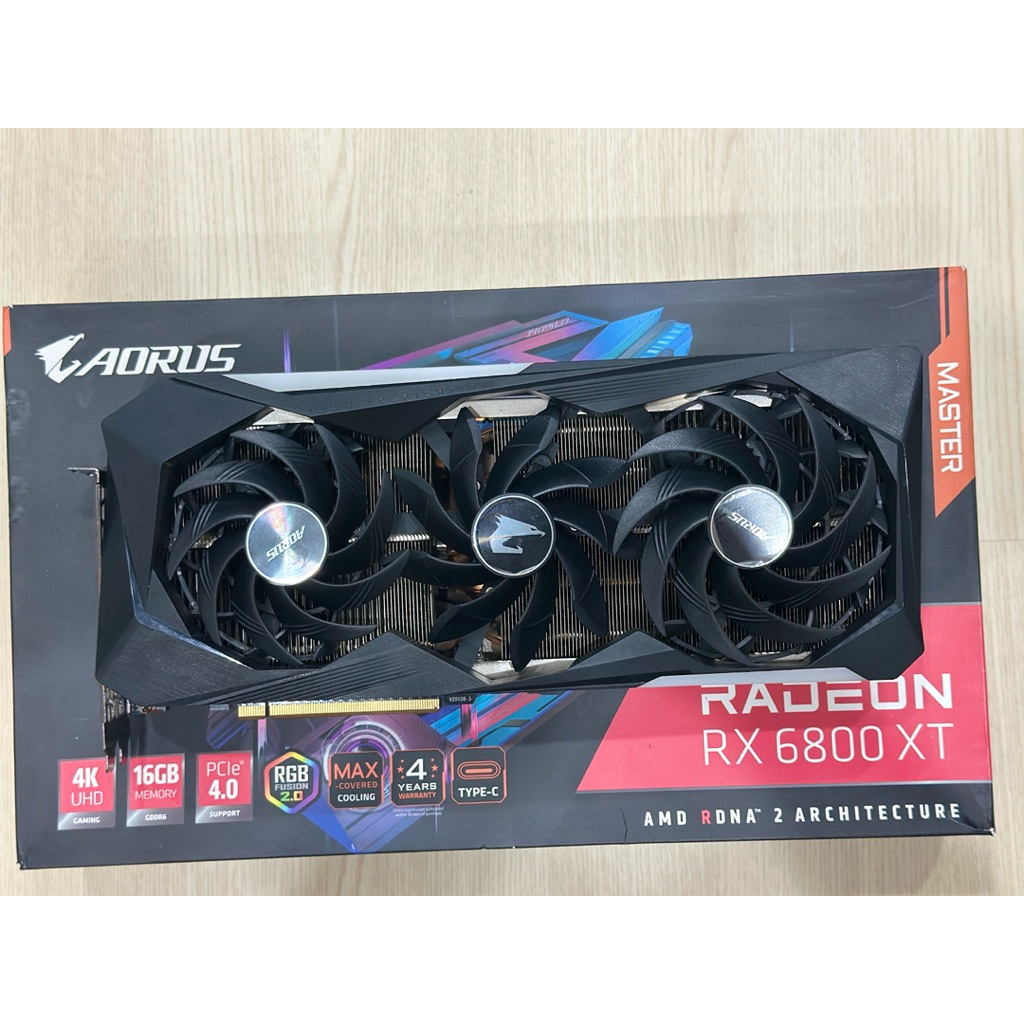 AORUS RX6800XT 16GB พร้อมใช้งาน อ่านรายละเอียดก่อนสั่งซื้อ (มีของพร้อมจัดส่ง)