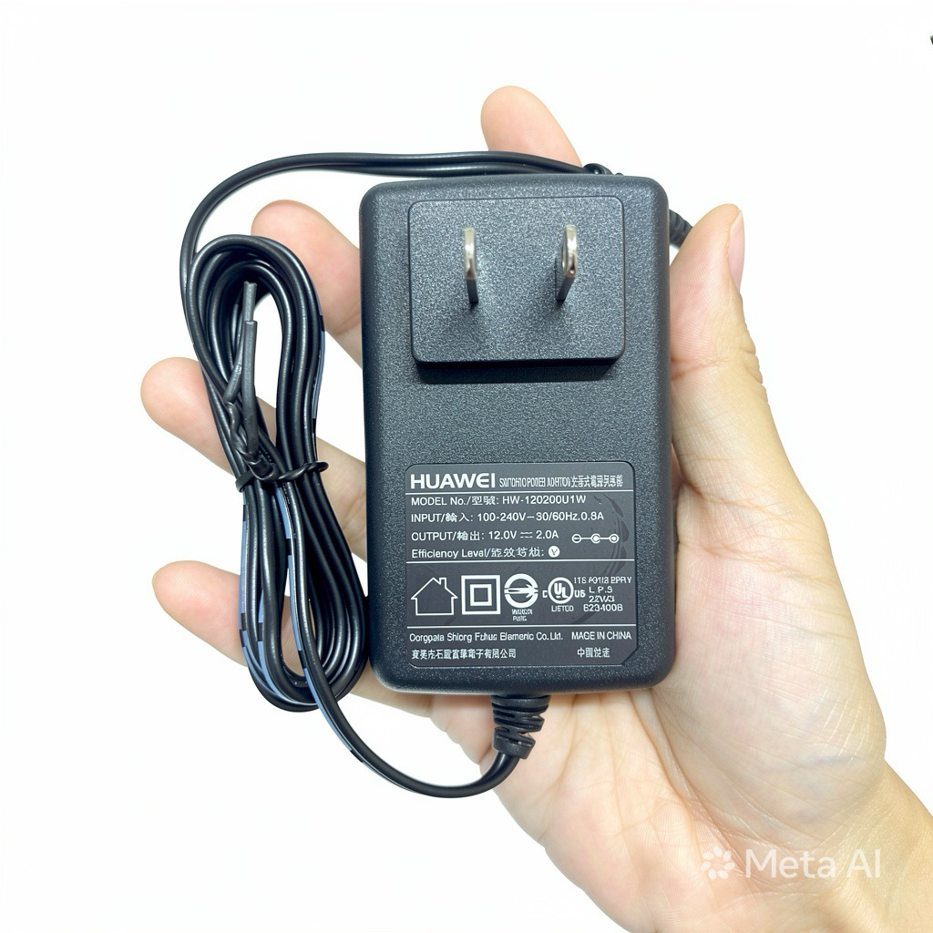 Huawei Adapter กล้องวงจรปิด,ตัวกระจายสัญญาณ หม้อแปลง 12V Huawei 2A HW-120200U1W อแดปเตอร์หัวเว่ย