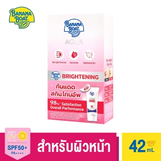Banana Boat Aqua Brightening SPF50+ PA++++ Sachet แพ๊ค 6 ชิ้น(ABN26S)