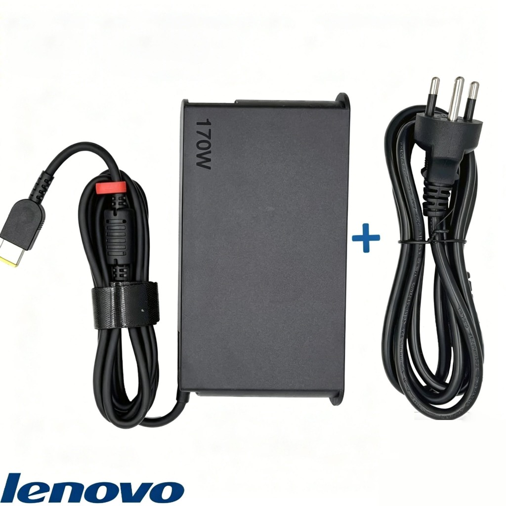 รุ่นใหม่ Lenovo Adapter ใช้ได้กับ Lenovo 20V/8.55A 170W หัว USB สายชาร์จ Lenovo LOQ 15IAX9, 15IAX9I 