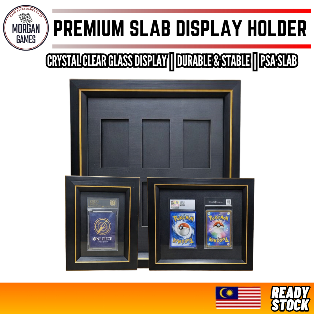 【Morgan Games】[Ready Stock] Morgan Premium PSA Display Holder–Graded Card Slab Frame For PSA/CGC/PCG