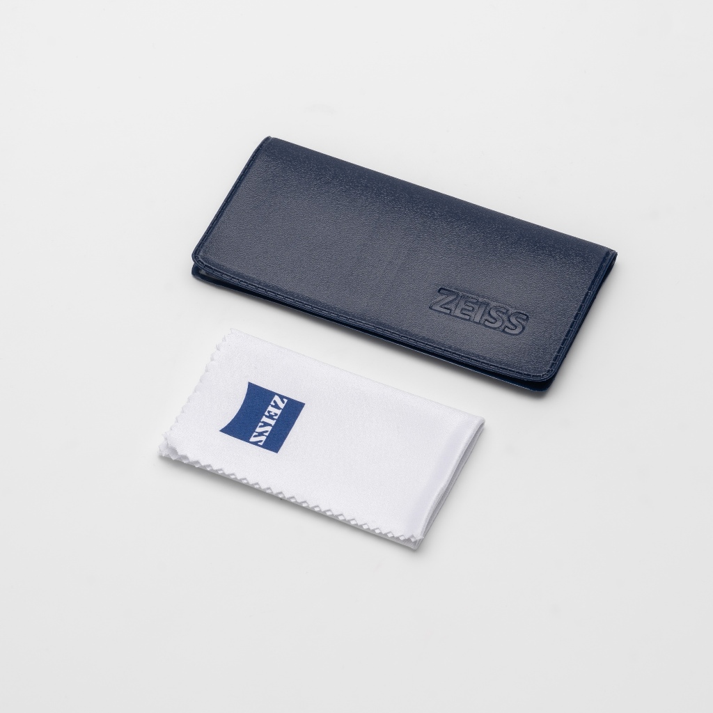 ผ้าเช็ดเลนส์ ZEISS ของแท้ 100% พร้อมซองหนังพรีเมียม เช็ดแว่น กล้อง คอม มือถือ