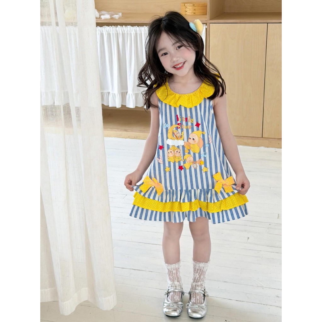พร้อมส่ง ba028 8828 เดรสลิตเติ้ล