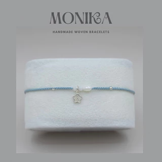 Monika - Sakura Pearl(มุกแท้ สำเร็จ ชื่อเสียง สมหวัง) จี้เงินแท้ 92.5%