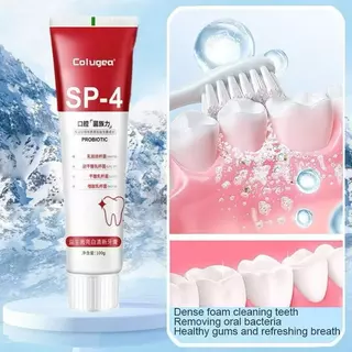 ซื้อยาสีฟัน SP-4 Probiotic Whitening Toothpaste 1 แถม 1 ช่วยให้ฟันขาวขึ้น ลมหายใจสดชื่น และเป็นทางออกสำหรับปัญหาฟันเหลือ