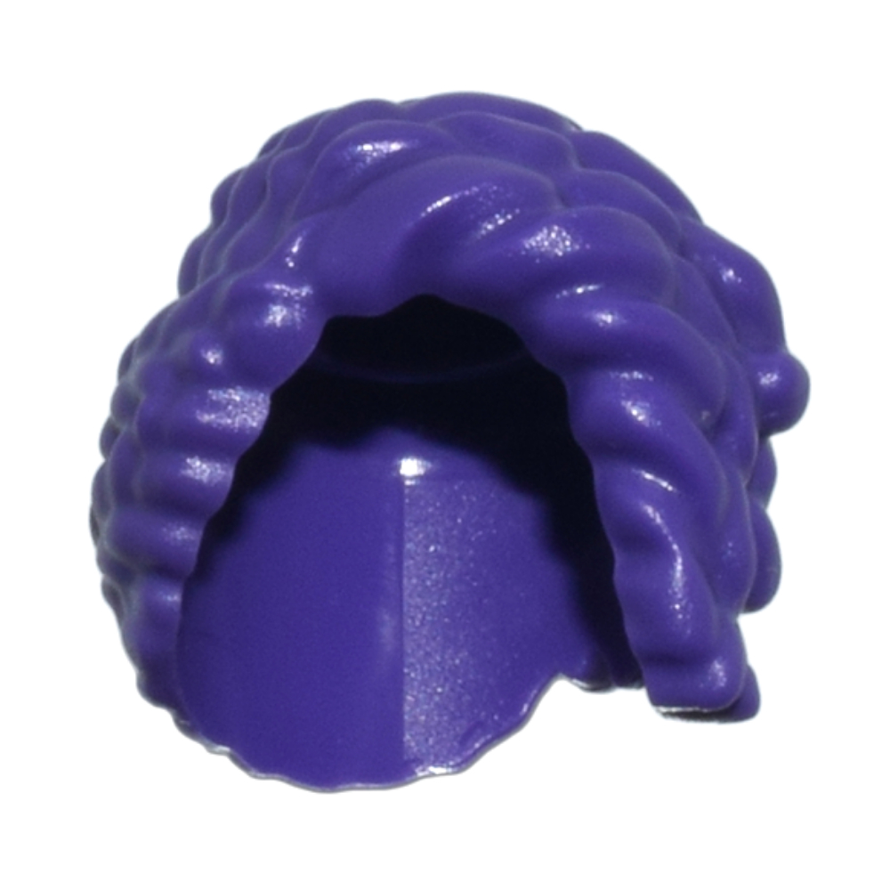 ชิ้นส่วนเลโก้ Lego Part Minifigure, Hair Female Coiled and Braided, Swept over Left Side (1988) ราคา/ชิ้น
