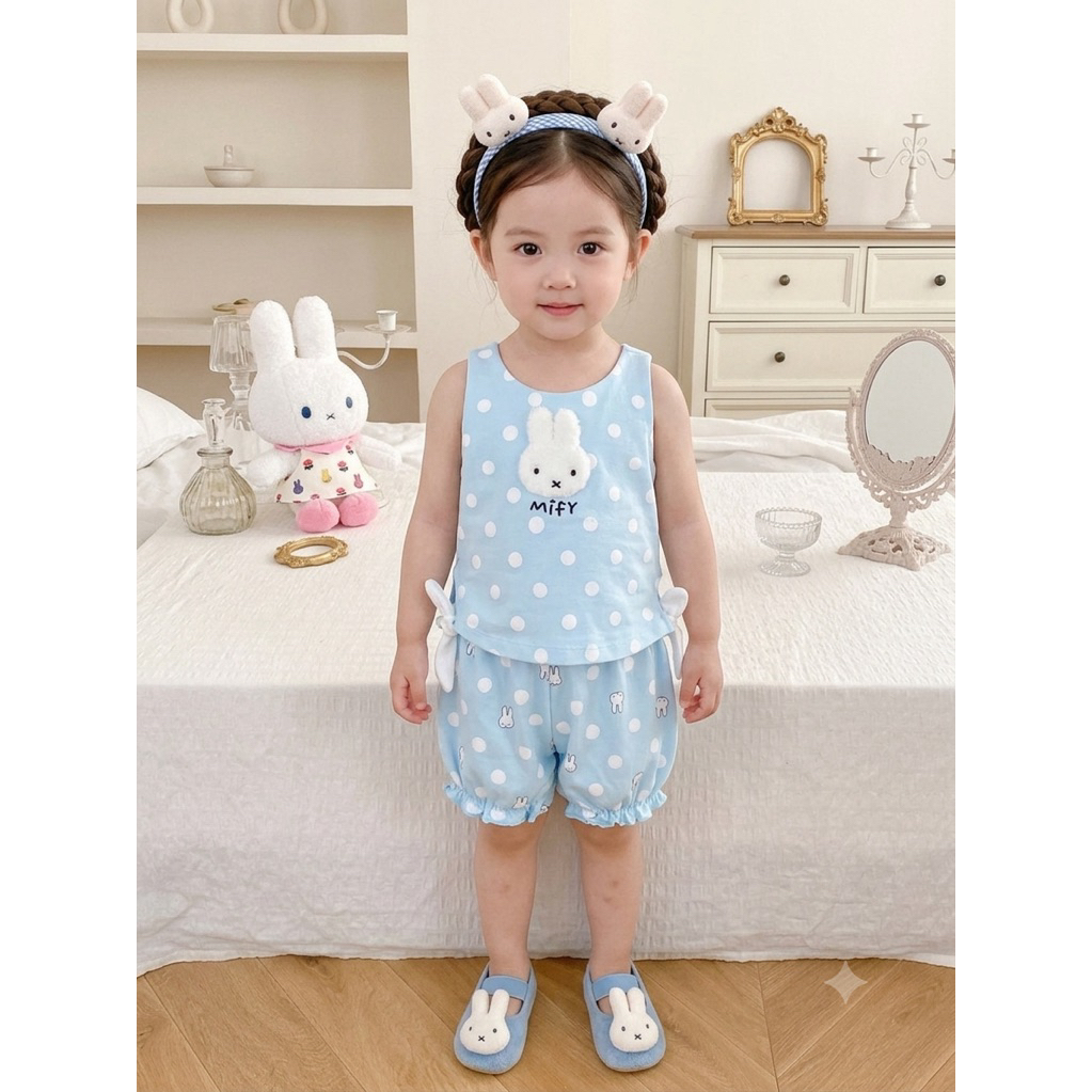 ชุดลูกสาว แขนกุดกระต่าย น่ารักกกกก