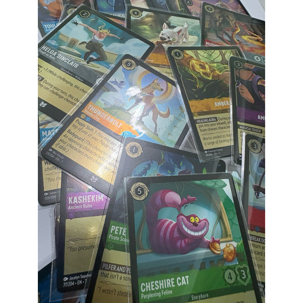 FOIL CARD ใบฟอย Disney Lorcana Archazia's Island SET 7 ฟอยล้วน