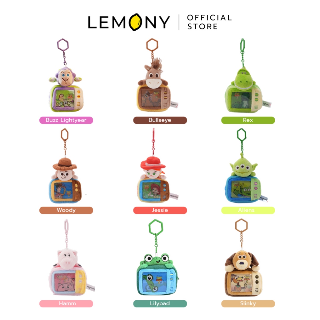 LEMONY กระเป๋าใส่เหรียญทอยสตอรี่ ซีรีส์ Retro TV ขนาด 13 ซม. Disney Toy Story Collection