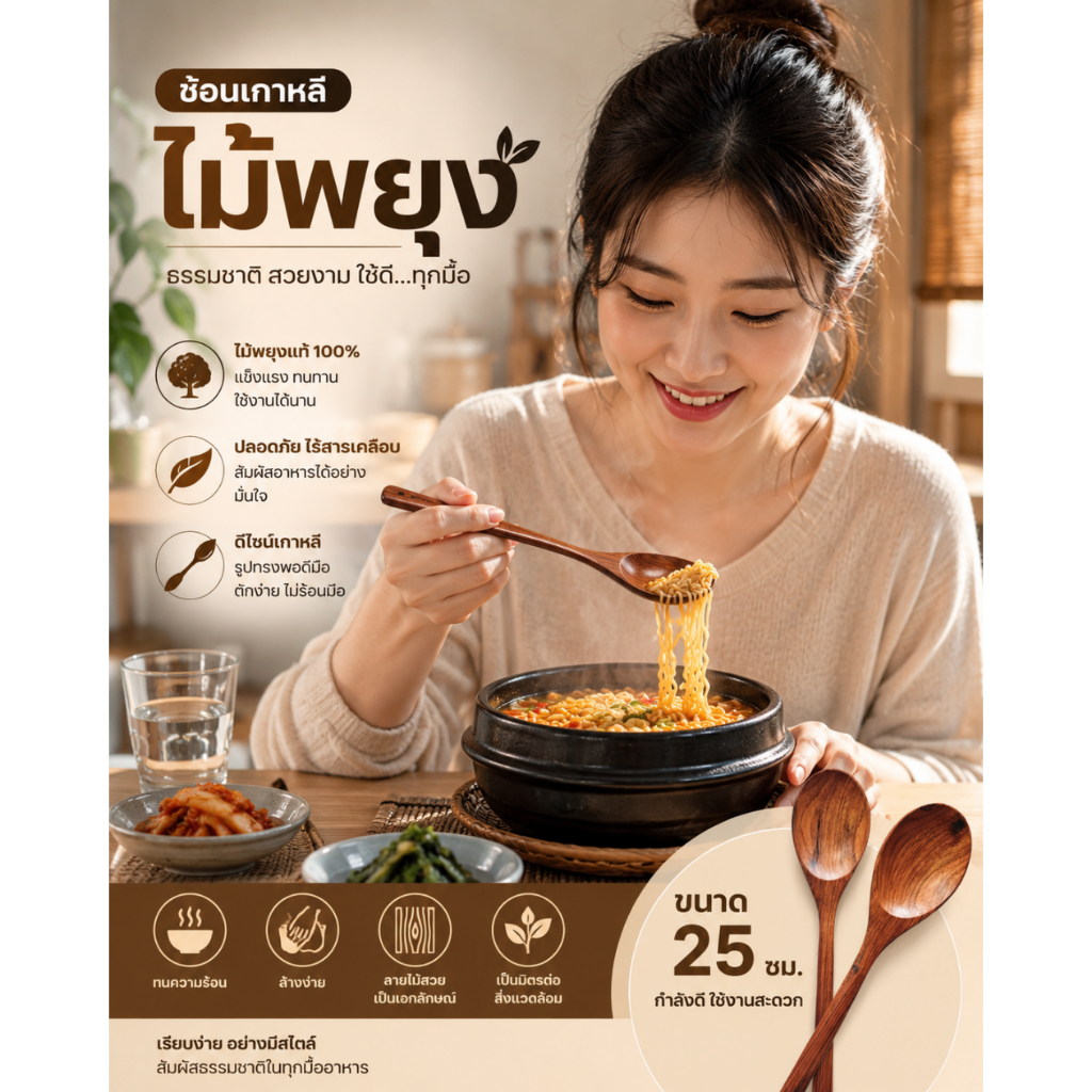 ช้อนไม้พยุง ของชำร่วยไม้ spoon teaspoon ช้อนตักกาแฟ ช้อนไม้พะยุง
