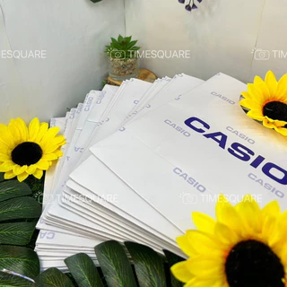 CASIO ถุงกระดาษอย่างดี จำนวน1ใบ สีขาว แบบกึ่งเงา