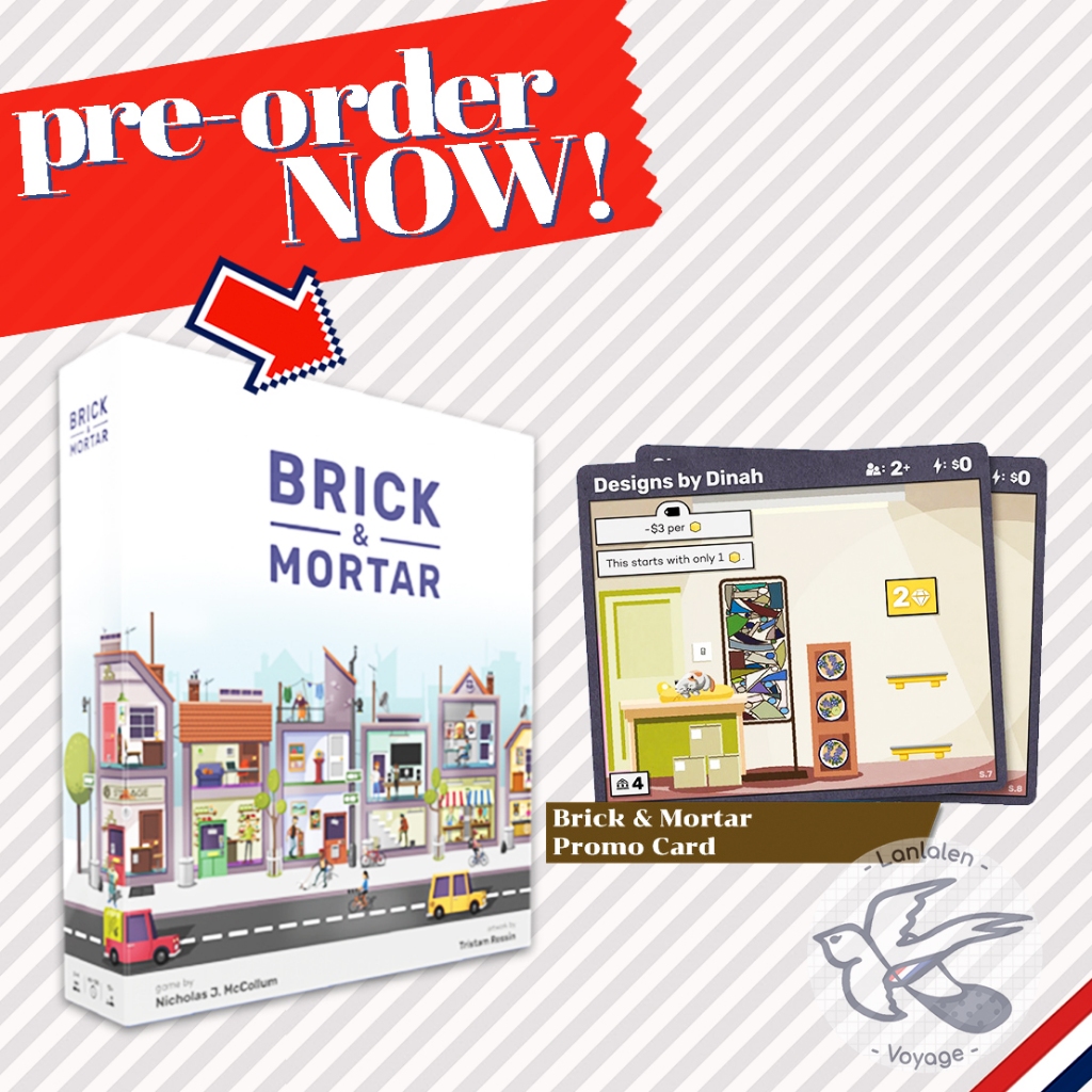 [Pre-Order] Brick & Mortar + Brick & Mortar Kickstarter Promo Cards [Boardgame]
