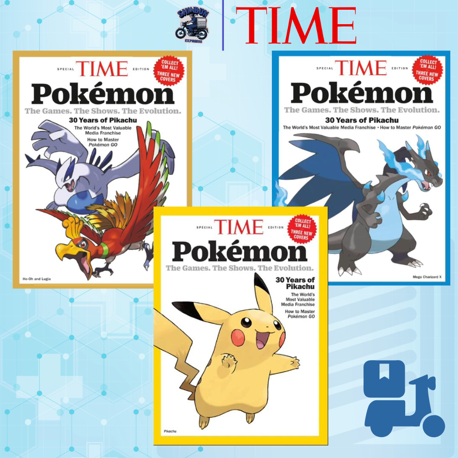 TIME magazine Spical Edition Pokemon 30 Years พร้อมจัดส่ง