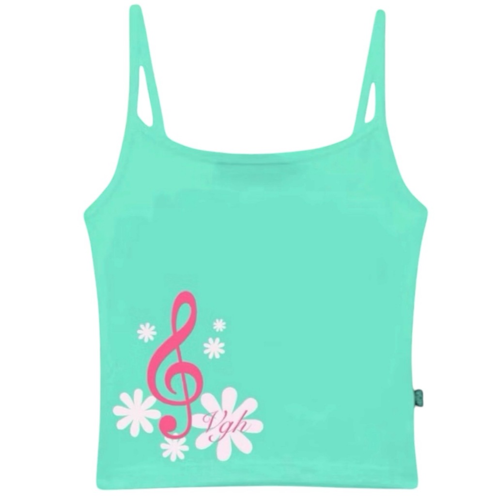 VGH 26 NOTE VGH CAMI TOP LOGO PINK