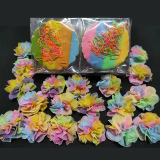 กระดาษสาห่อเหรียญโปรยทาน 600 แผ่น แบบคละสี คละลาย ลายรุ้ง เลเซอร์ฟอยล์ และขาวดำ สำหรับงานบุญ งานศพ โอกาสต่าง ๆ
