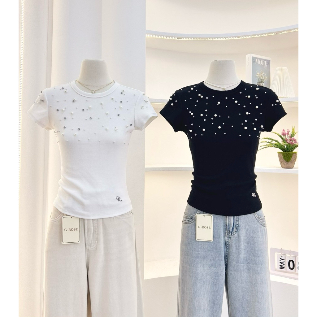 G-rose เสื้อยืดสกรีนลาย 3D