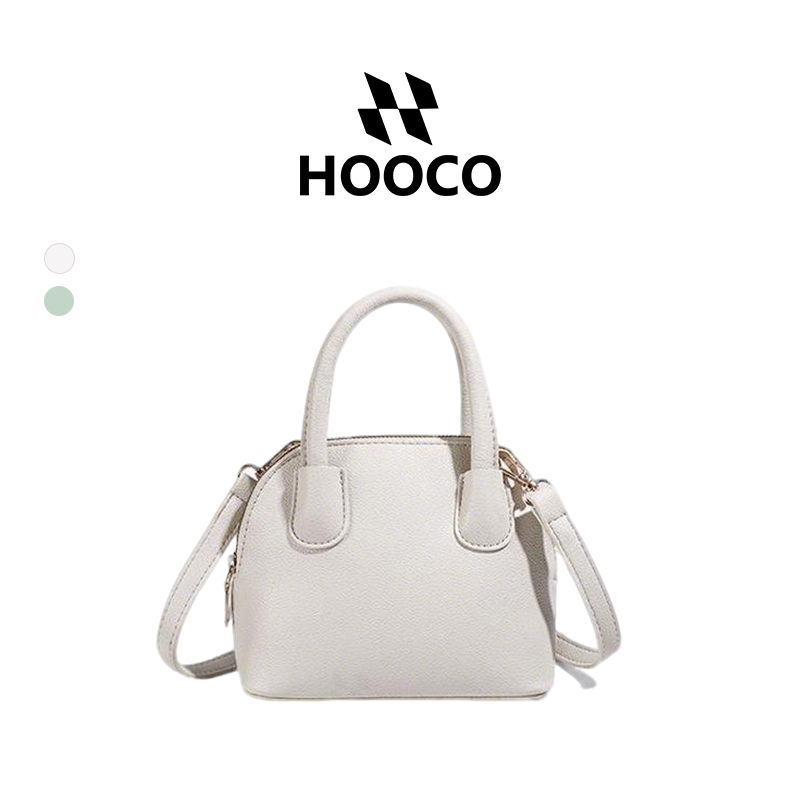 HOOCO กระเป๋าผู้หญิง กระเป๋าแฟชั่น กระเป๋าสะพายข้าง ทรงหอย แฟชั่น ใบเล็ก ใช้งานได้จริง คุณภาพดี ดูแพง