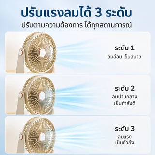 Desktop fan, mini fan, USB charging, wind power increased by 3 times, 6000mAh large capacity battery, small desktop fan.