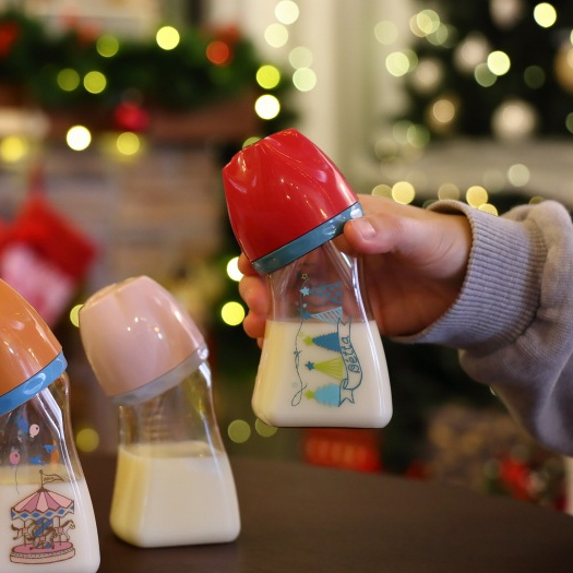 Dr.Betta طقم رضاعتين واسعتين Happy Holidays ‏PPSU ‏160 مل