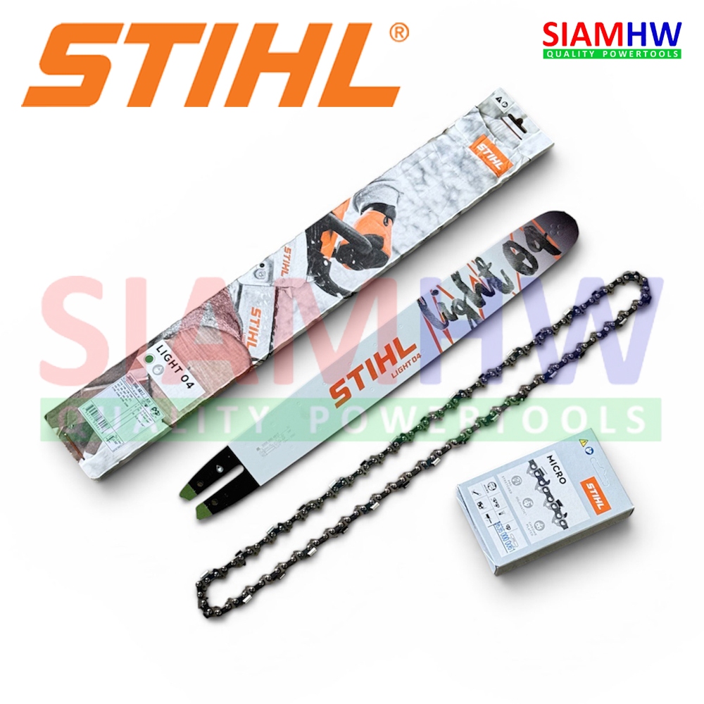 บาร์+โซ่ STIHL 18" สำหรับ MS180 (แท้ Made in Germany) STIHL Rollomatic E Chain Saw Bar, 18-Inch