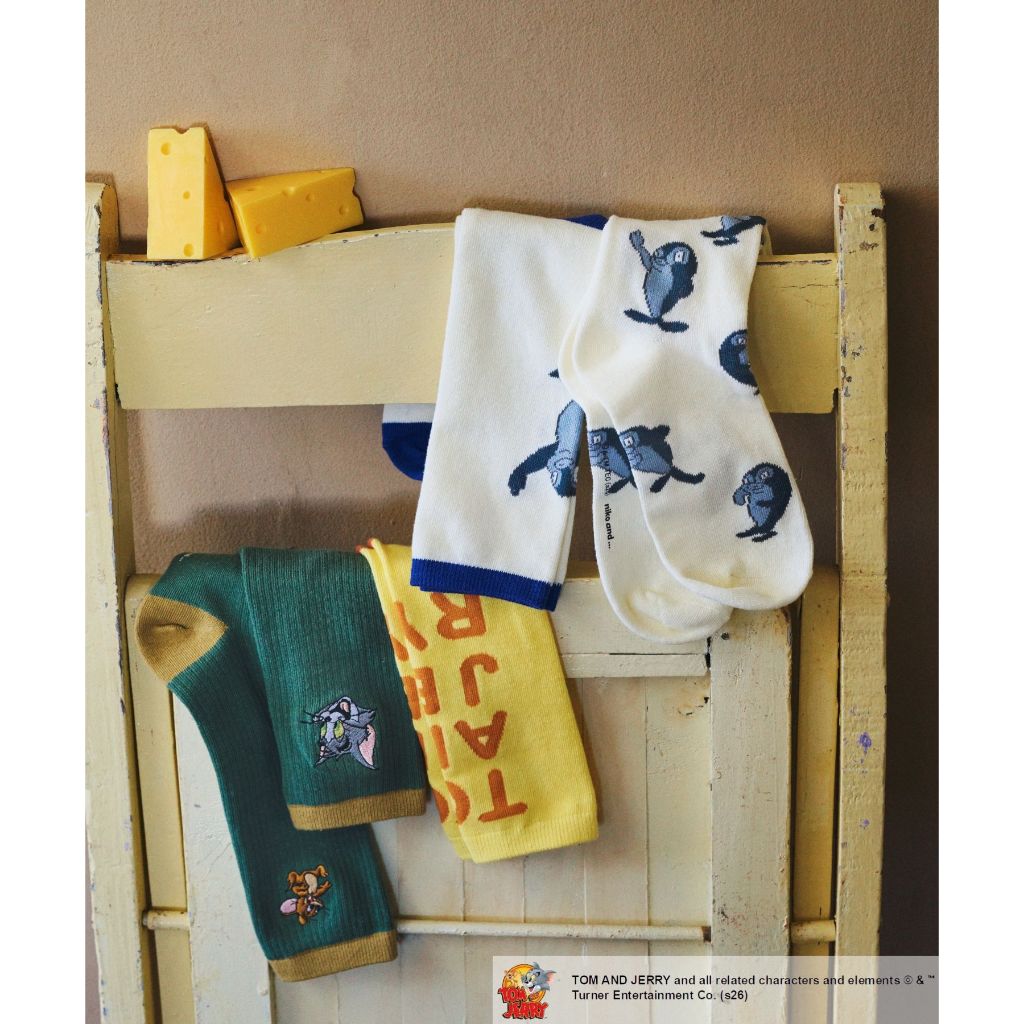 niko and ... [Tom and Jerry] Collaboration 2-Pack Socks