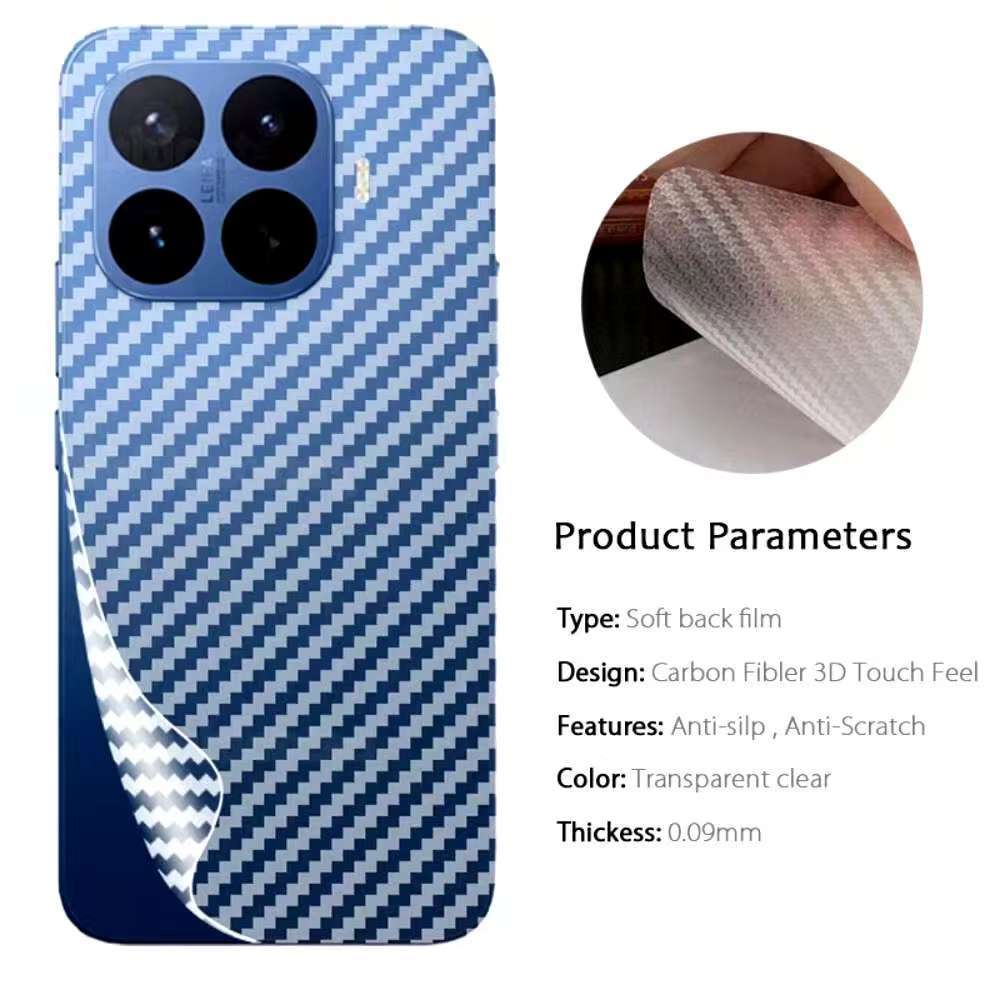 Xiaomi Mi17T/Xiaomi Mi17T Pro(ส่งในไทย)ฟิล์มหลังลายเคฟล่าXiaomi17T/Xiaomi17T Pro/Xiaomi 17T 5G/Xiaom