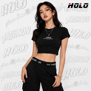 HOLO เข็มขัดแฟชั่นพร้อมโซ่โลหะและกระเป๋ากุญแจ ใส่กับกางเกงยีนส์ กระโปรง และลุค Y2K