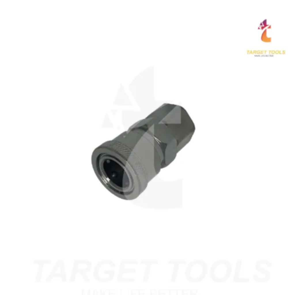 Target ข้อต่อสวมเร็ว คัปเปิล ขนาด 1/4" (2 หุน) ข้อต่อ คอปเปอร์ ใช้ต่อกับสายลม ข้อต่อสายลม ปั๊มลม เครื่องมือ เกลียวนอก  ห