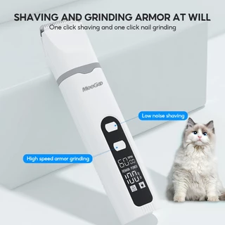 MeeGoo ปัตตาเลี่ยนตัดขนสัตว์เลี้ยง เครื่องตัดขนสัตว์เลี้ยง Trimmer Pet Hair Clipper 4-in-1