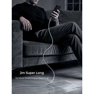 AUKEY CB-DCC246 สายชาร์จเร็ว Circlet Blink 240W EMO USB-C Cable 2m. พร้อมหน้าจอ LED
