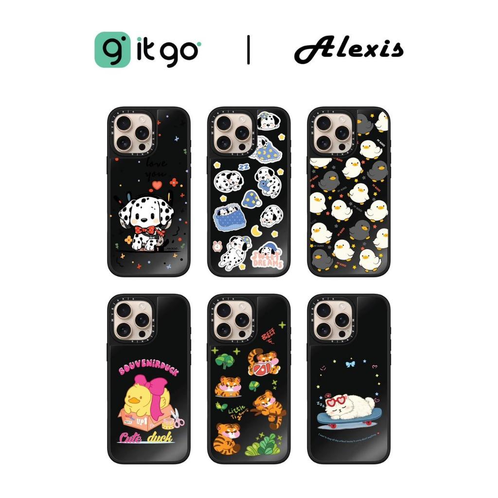 เคสดำกันกระแทก Alexis ซ่อน Magnetic ลายคาแรกเตอร์มินิมอล น่ารักละมุน พกแล้วใจฟู (13)