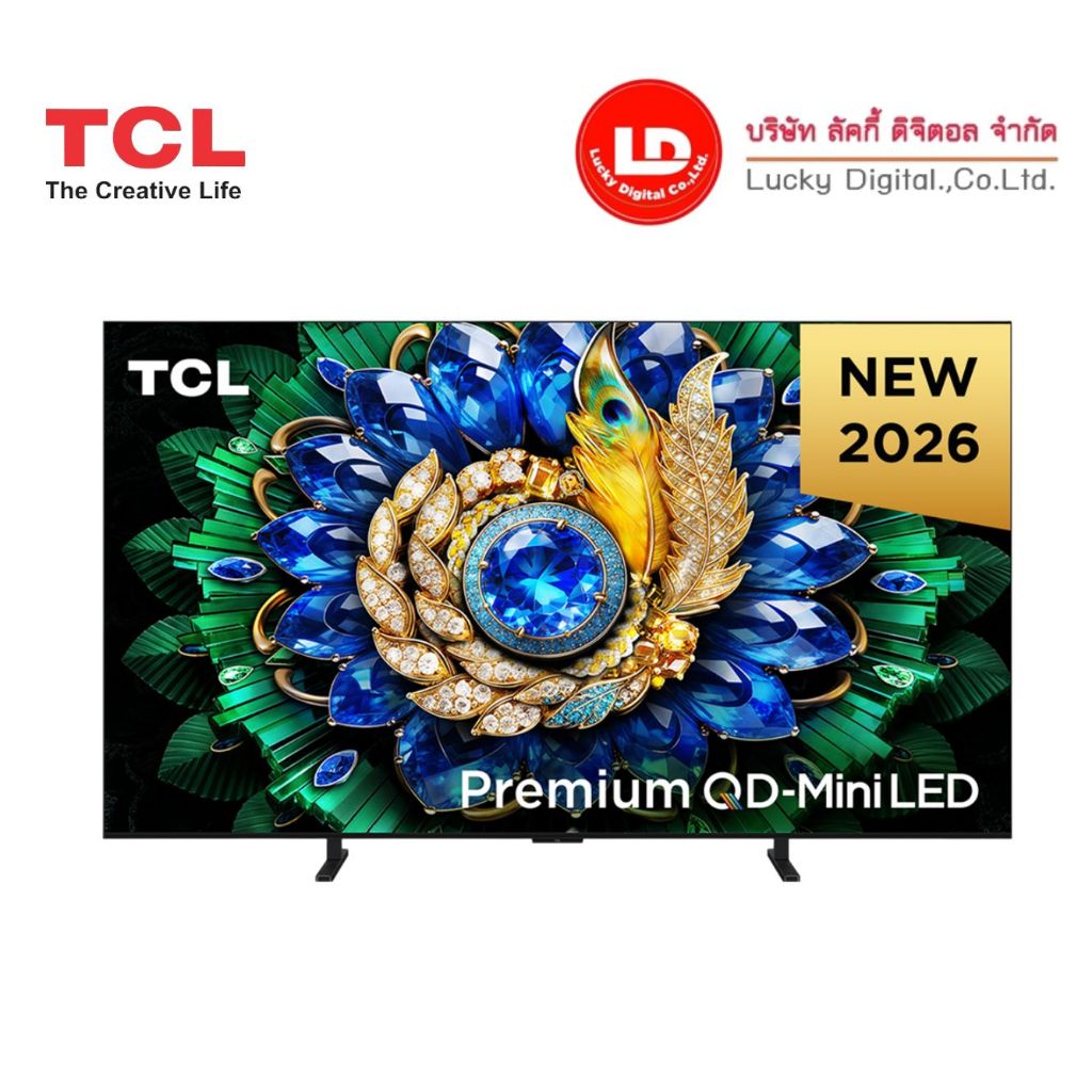 TCL TV 65 นิ้ว 120Hz 4K QD-Mini LED Google TV รุ่น 65A400M ปี  2026 A400M,A400,65A400,65A4