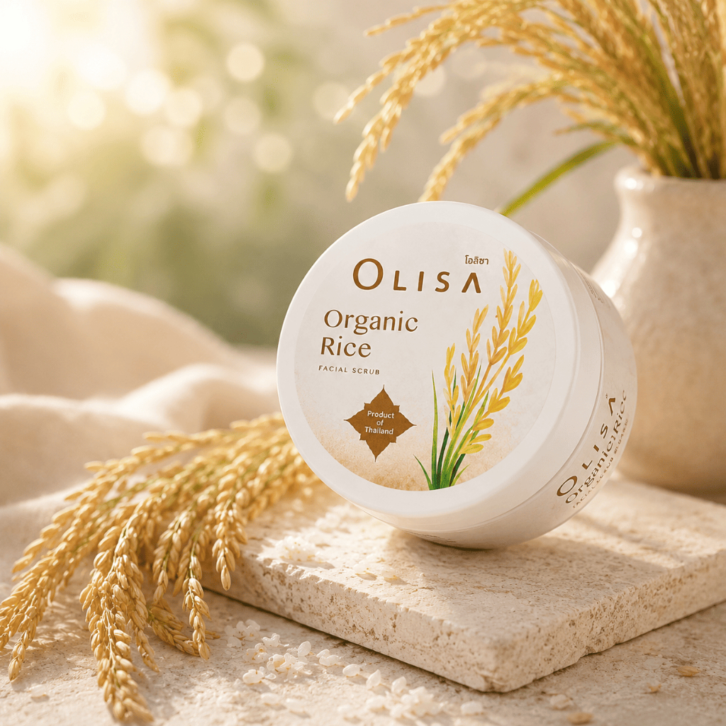 โอลิสา ออแกนิก เฟเชียลสครับ OLISA ORGANIC RICE FACAL SCRUB