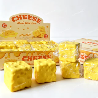 ของเล่นสกุชชี่ ชีส กลิ่นหอม ของเล่นบีบได้ ของขวัญ สำหรับเด็ก ของเล่นบีบเนื้อนุ่ม
